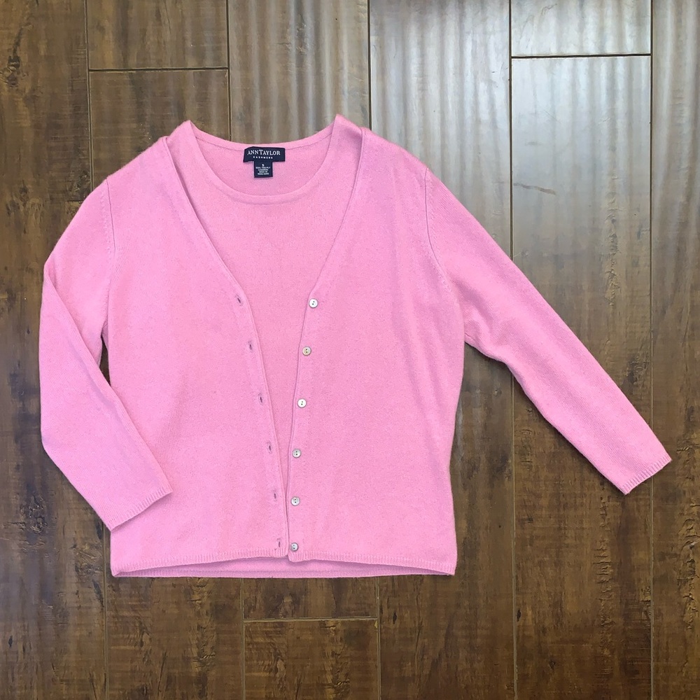 NWOT Ann Taylor Cashmere Set